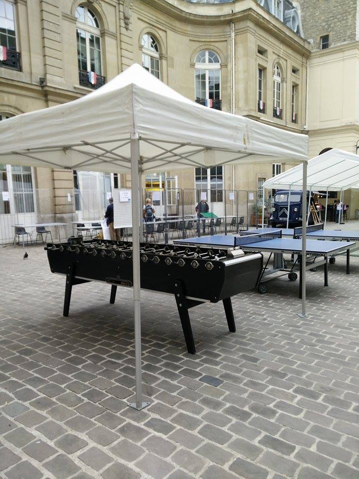 baby foot géant 8 joueurs Mairie de Paris